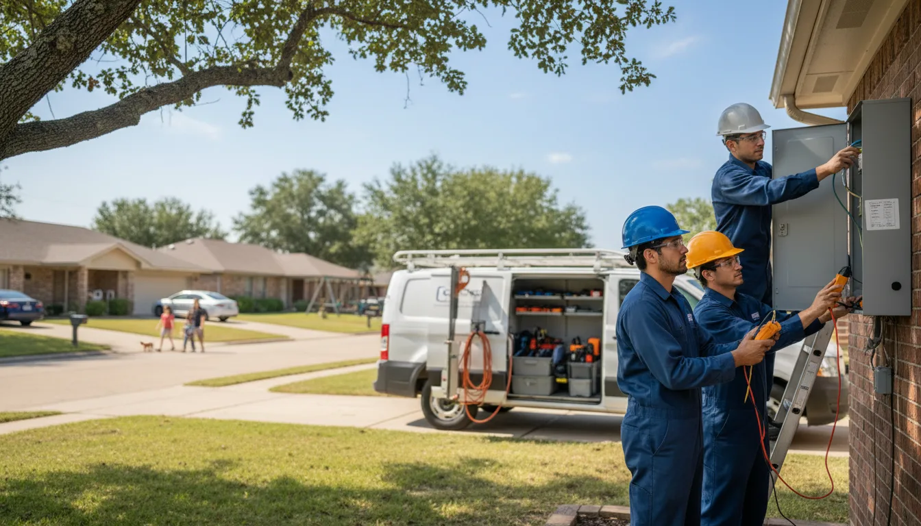 Certified electrician providing emergency electrical services in Matagorda, TX